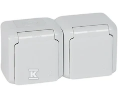 Legrand GN.2X2P+Z SHUTTERIP44 16A- FORIX PILKA