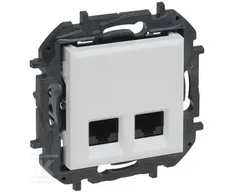 Legrand GN.2XRJ45 CAT.5E UTP Baltas NILOE STEP