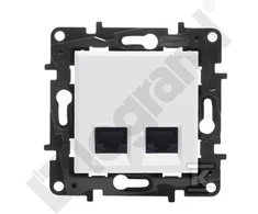 Legrand GN.2XRJ45 CAT.5E UTP Baltas NILOE STEP