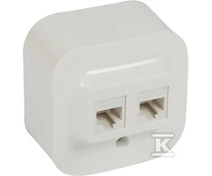 Legrand GN.2XRJ45 KAT.5E UTP N/T IP20 FORIX BIA?