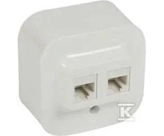 Legrand GN.2XRJ45 KAT.5E UTP N/T IP20 FORIX BIA?