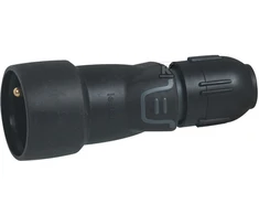 Legrand LIZDO JUNGTIS 2P+Z 16A IP44 JUODOS GUMOS+DROSELĖS