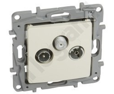 Legrand NILOE TV- RD- SAT antenos lizdas, galutinis kremas (764665)