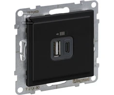 Legrand GN.USB A+C Juodas SUNO