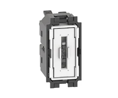 Legrand K4001A LIVING NOW 1 polių jungiklio automatiniai gnybtai 1mod. K4001A