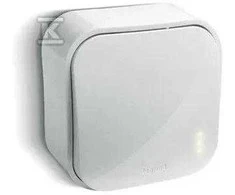 Legrand Paviršinis perjungiklis FORIX, 1 klavišo, kreminės sp.