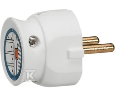 Legrand LOW PLOG 2P 16A Baltas