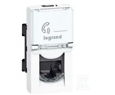 Legrand Single Socket Rj45 5E Mosaic baltas - 076552