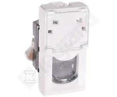 Legrand Single Socket Rj45 5E Mosaic baltas - 076552