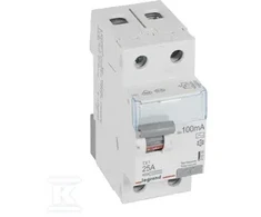 Legrand liekamosios srovės grandinės pertraukiklis 2P 25A 0,1A tipo AC P302 TX3 (411519)
