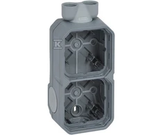 Legrand DĖŽĖ N/T 2 KAMPINIS KABELIS PILKAS N.PLEXO55