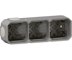 Legrand DĖŽĖ N/T 3 KAMPŲ KABELIS PILKAS N.PLEXO55
