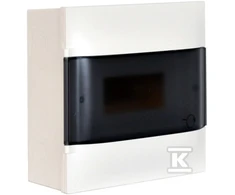 Legrand Modulinė perjungimo pavara Legrand Prakticbox S 134218, paviršius 1x8 IP40 permatomi durų moduliai