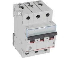 Legrand miniatiūrinis grandinės pertraukiklis S303 D10 TX3 10A 6kA 403753