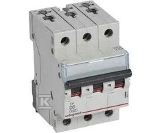 Legrand Jungiklis 3P D 6A 6kA AC S303 TX3 (403751)