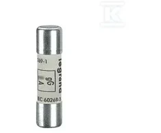 Legrand Cilindrinis saugiklio įdėklas 10x38mm 4A gL 500V HPC (013304)