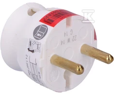 Legrand LOW PLOG 2P 16A Baltas