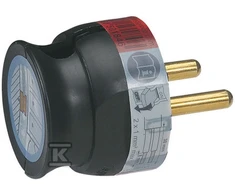 Legrand ŽEMAS KIŠTUKAS 2P 16A Juodas