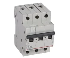 Legrand grandinės pertraukiklis Rx3 3P C 20A 6000A - 419236