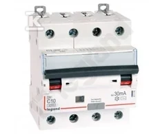 Legrand Diferencinis automatinis jungiklis 4P 10A C 0.03A, tipas AC P314 DX3 (411185)