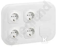 Legrand FORIX DARBO STOTIES DRANGAS, Baltas