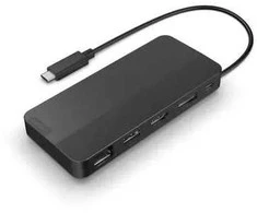 Lenovo 40B90100EU Laidinė įkrovimo stotelė USB 3.2 Gen 1 (3.1 Gen 1) Type-C, juoda
