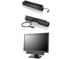 Kompiuterio kolonėlės Lenovo USB Soundbar Juodas 2.0 channels 2.5 W
