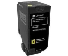 LEXMARK 74C2HYE toneris - geltonas