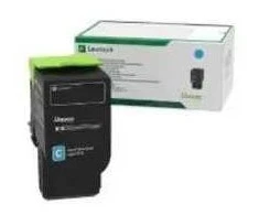 Lexmark 77L2HC0 Cyan High Capacity Return Programme Toneris Cartridge (46.9K Pages) for Lexmark CS963, CX961, CX962, CX963 Printers | Lexmark