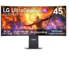 LG 45GX950B-B monitorius komputerowy 114,3 cm (45") 5120 x 2160 px 5K Ultra HD OLED Juodas