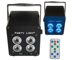 LIGHT4ME ACCU PAR 4x3W įkraunamas prožektorius 360