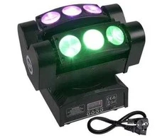 LIGHT4ME SPIDER HEAD 6x10 disko efekto galvos judesys