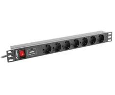 Maitinimo juosta Lanberg PDU-07F-0200-BK (2 m; juodos spalvos)