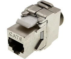 Q Lantec Jungtis - Alantec MKB-S6-1 RJ45 Moteriška 1.5A Sidabrinė