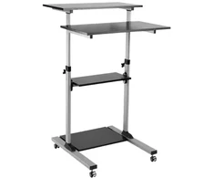 LogiLink BP0070 biurko komputerowe Juodas, Pilka