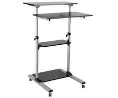 LogiLink BP0070 biurko komputerowe Juodas, Pilka