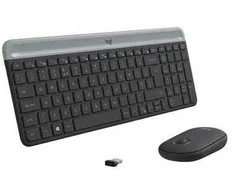 Logitech Belaidė klaviatūra ir pelė Combo MK470 GRAPHITE