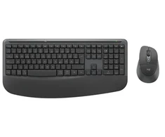 Logitech Signature Comfort Plus Combo MK880 verslui klaviatūra Pridėta pelė Universali USB + Bluetooth QWERTZ vokiečių kalba Grafito