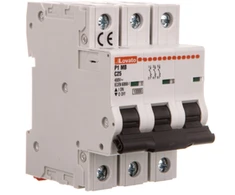 „Lovato Electric 3P C 25A 10kA“ (P1MB3PC25)