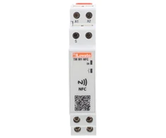 Lovato Electric laiko relė 1P daugiafunkcinis 0.1s-999h 8A 12-240V AC / DC programuojamas NFC (TMM1NFC)