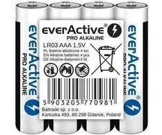 LR03 (AAA) „everActive Pro“ šarminės baterijos (4 vnt. pakuotė)