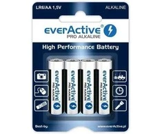 LR6 (AA) „everActive Pro“ šarminės baterijos (4 vnt. lizdinėje pakuotėje)