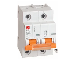 ABB Lsis BKH 2P D63A Grandinės pertraukiklis 1,5 modulių 2P D 63A 10KA BKH 2P D63A 0