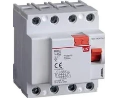 Schneider Electric Lsis RKN4P 63A 300MAA Liekamosios srovės grandinės pertraukiklis 4P 63A 0,3A tipas A RKN4P 63A 300MAA 06220467R0
