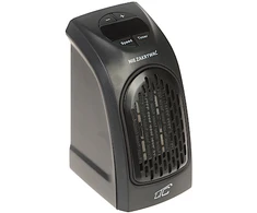 Juodas šildytuvas LTC 400W/230V su keraminiu kaitinimo elementu