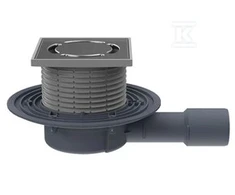 Trapas HL90Pr su NP grot., 123 x 123 x 57 mm, DN50/40, horizontalus