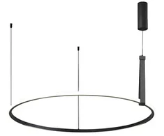 Pakabinamas šviestuvas Domoletti, 42W LED, D90CM, juodas