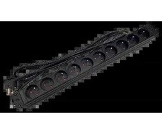 Maitinimo juosta 19" 230V - 10 lizdų (E tipas - CEE 7/5), kabelis 1,8m CEE 7/7 ALANTEC