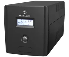Maitinimo šaltinis awaryjny UPS 1000VA/600W, 220V/50Hz, obudowa Tower, LCD, 4×CEE 7/3, USB, akumulatory VRLA 2×7Ah, kabelis USB A-B 1.2 m, kabelis zasilający CEE 7/7 1.4 m ALANTEC
