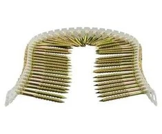 MAKITA JUOSTA SU VARŽTAIS 4,2x55mm /1000vnt. PUSĖ. SLUOKSNĖS PLOKŠTĖS SU poliruota MEDIENA PLOKŠTĖS SU MEDIENA